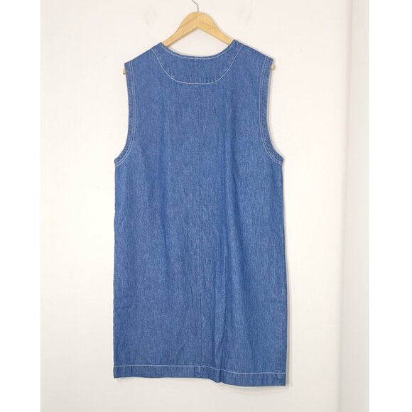 Vintage Blue Denim Dress - Picture 5 of 12